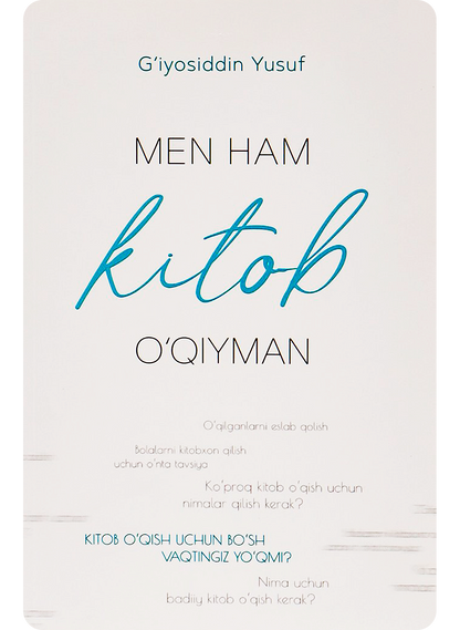 Men ham kitob o'qiyman